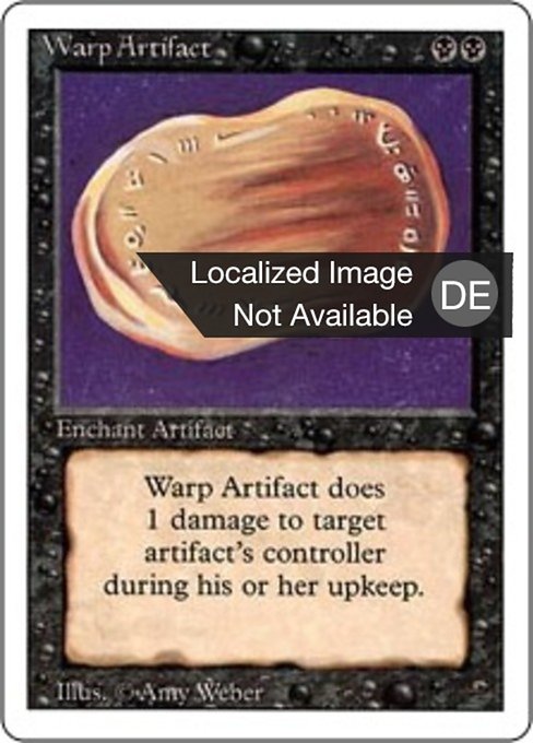 Verformtes Artefakt