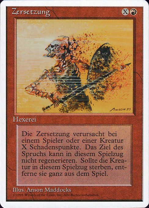 Zersetzung