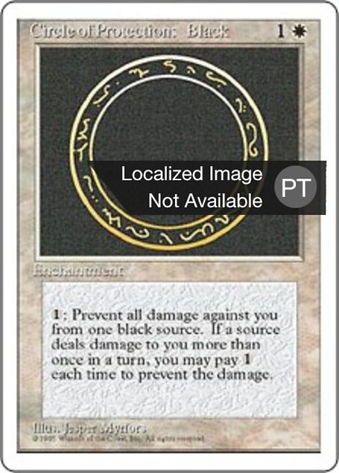 Círculo de Proteção: Preto