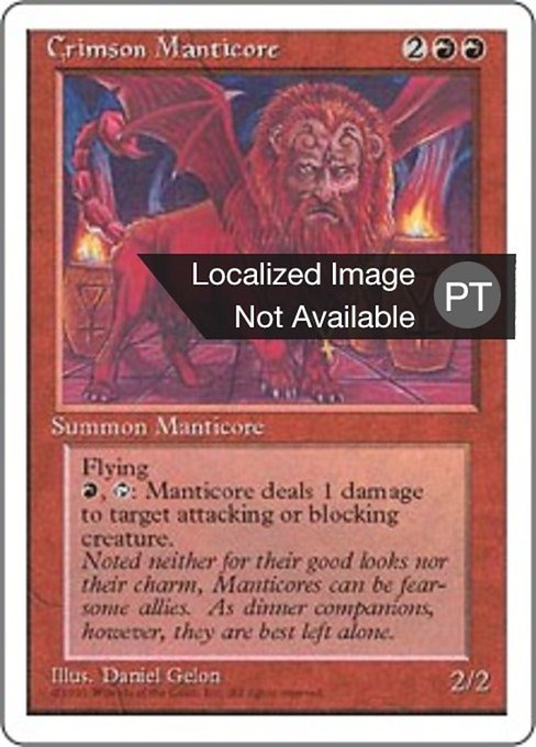 Mantícora Escarlate