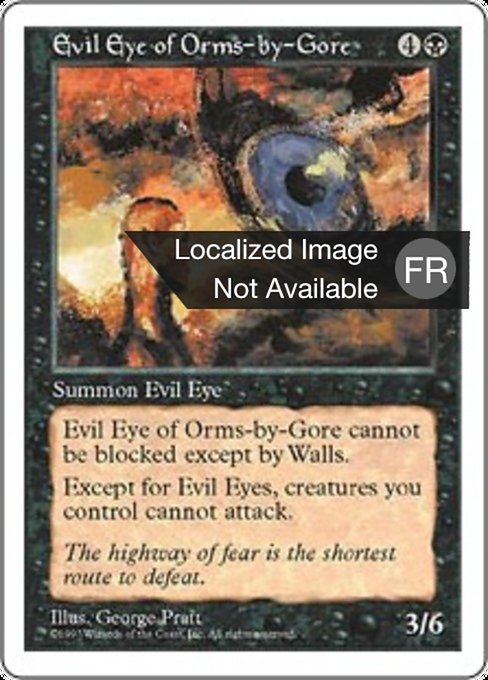 Oeil maléfique d'Orms-par-Gore