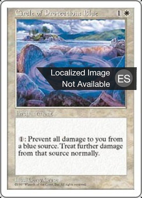 Circulo de protección: Azul