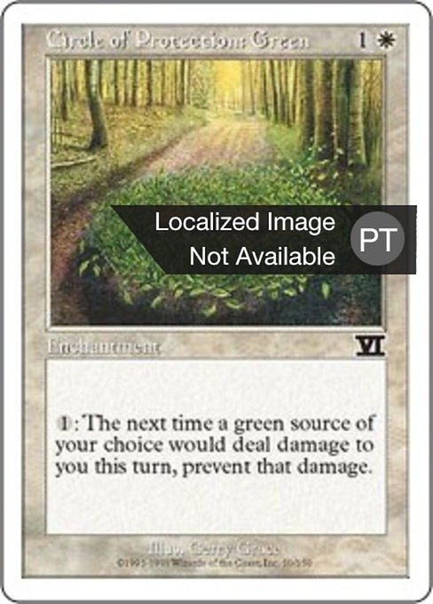 Círculo de Proteção: Verde