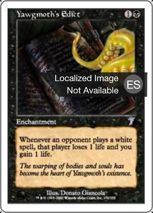 Edicto de Yawgmoth
