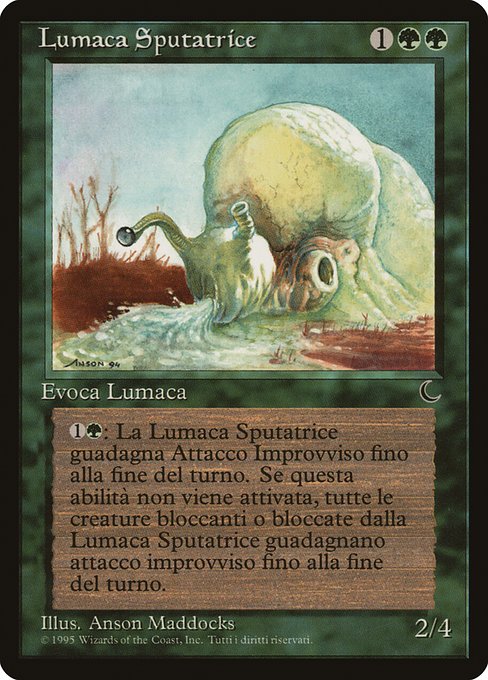 Lumaca Sputatrice