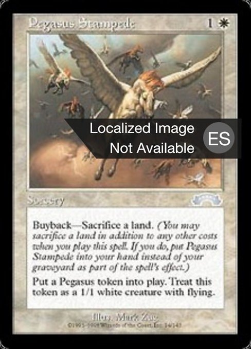 Estampida de pegasos