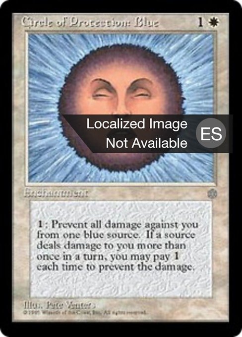 Circulo de protección: Azul