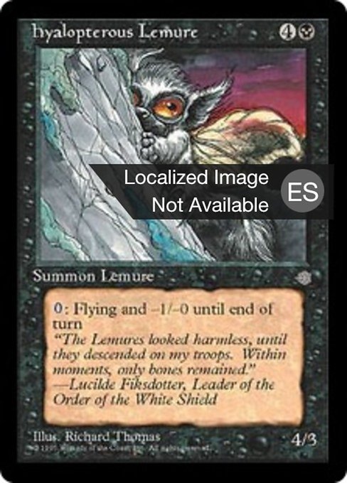 Lemur hialóptero