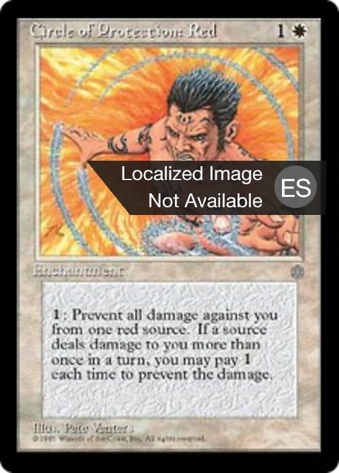 Circulo de protección: Rojo