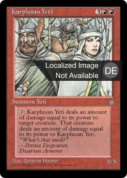 Karplusanischer Yeti