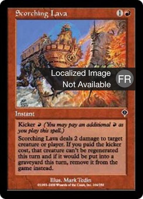 Lave dévastatrice