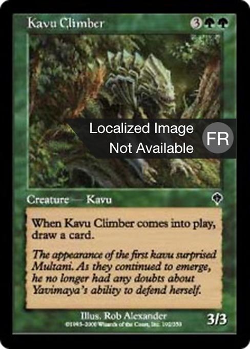 Kavru grimpeur