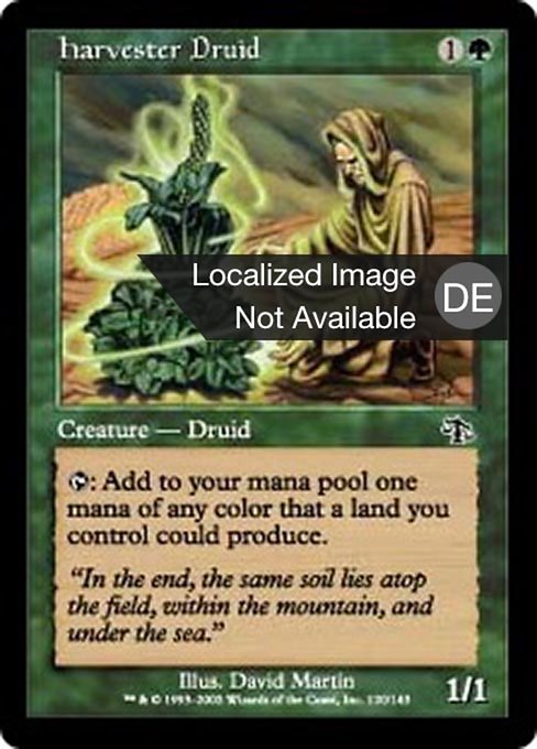 Erntender Druide