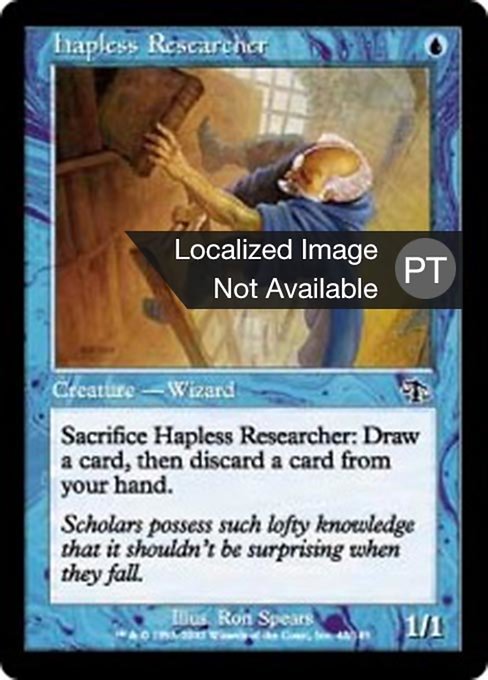 Pesquisador Desafortunado