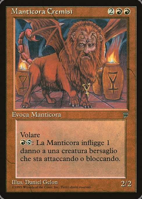 Manticora Cremisi