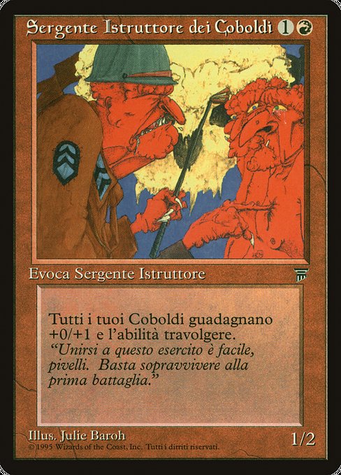 Sergente Istruttore dei Coboldi