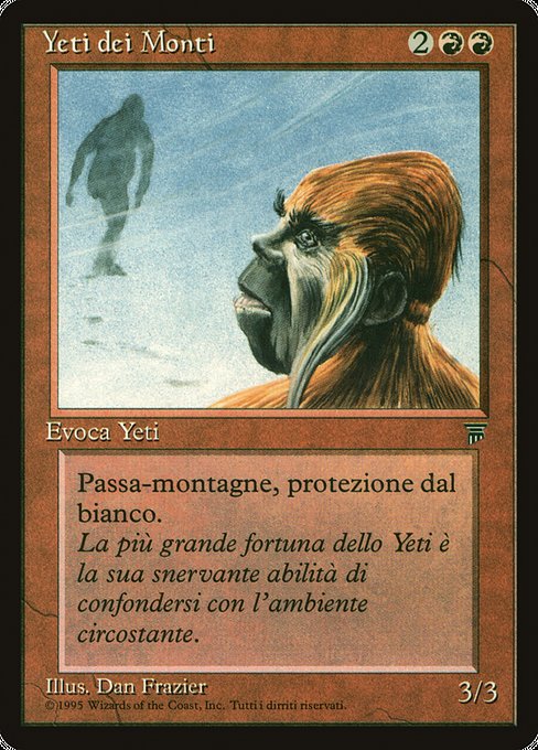 Yeti dei Monti