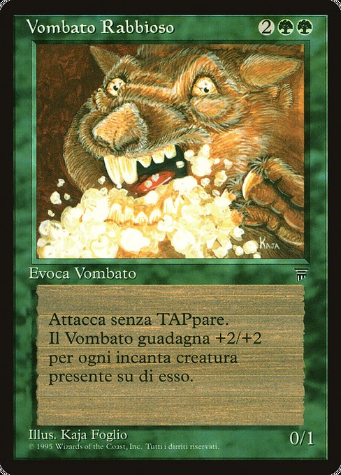 Vombato Rabbioso