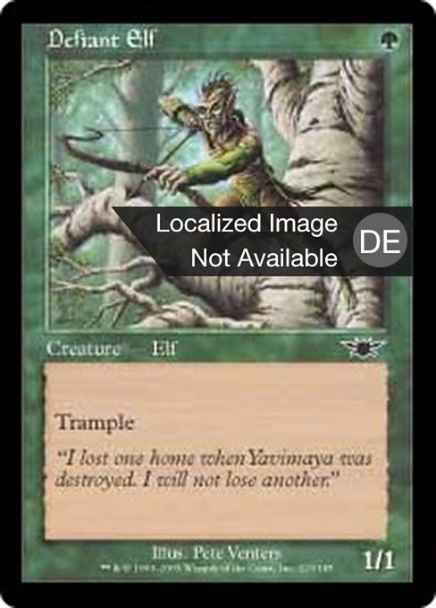 Trotziger Elf
