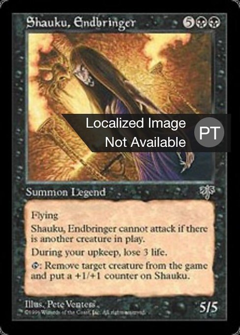 Shauku, Portadora do Fim