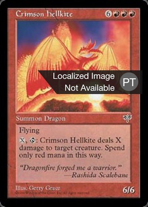 Dragão Avérneo Escarlate