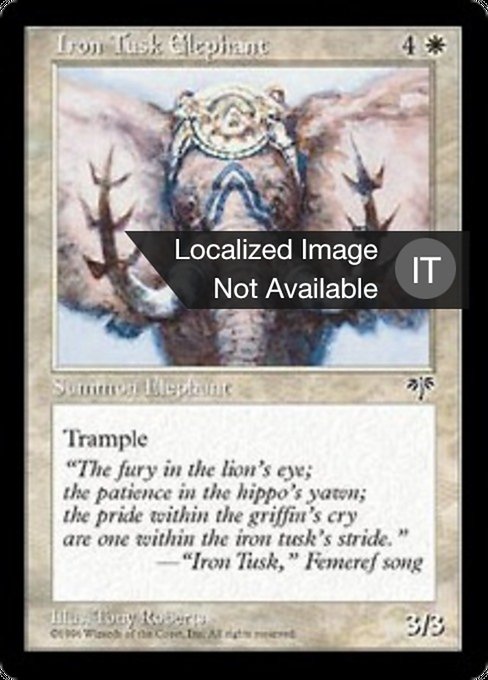 Elefante dalle Zanne di Ferro