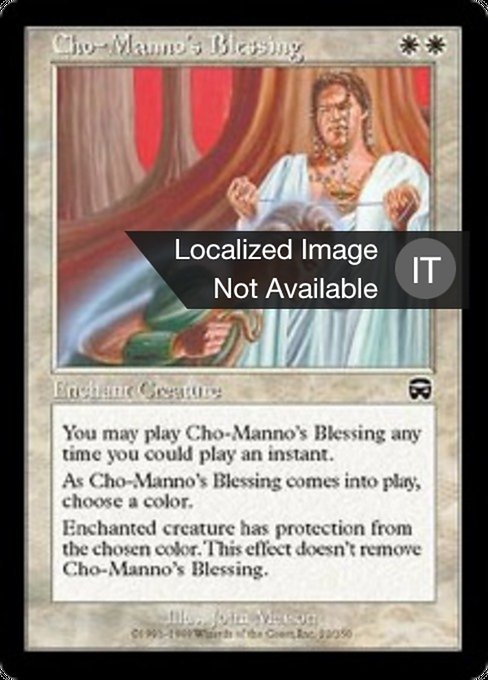 Benedizione di Cho-Manno