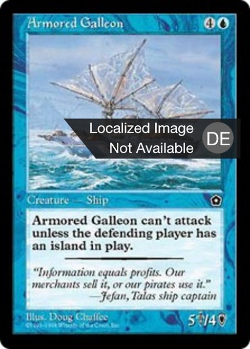 Gepanzerte Galleone