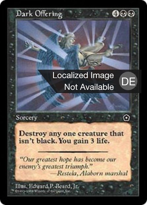 Schwarze Gabe