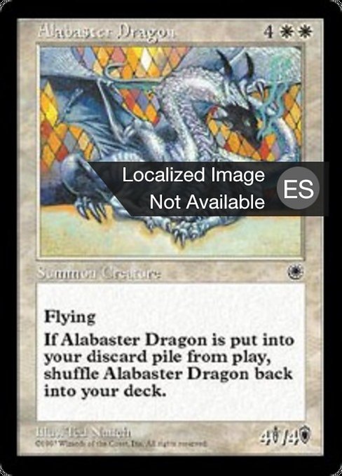 Dragón alabastro