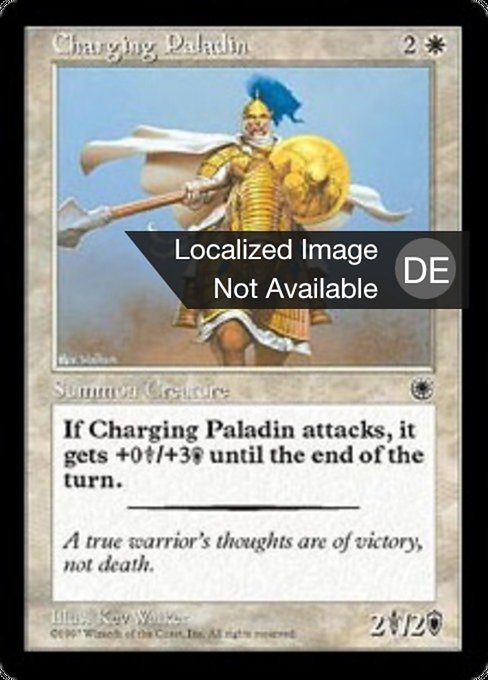 Angriffslustiger Paladin