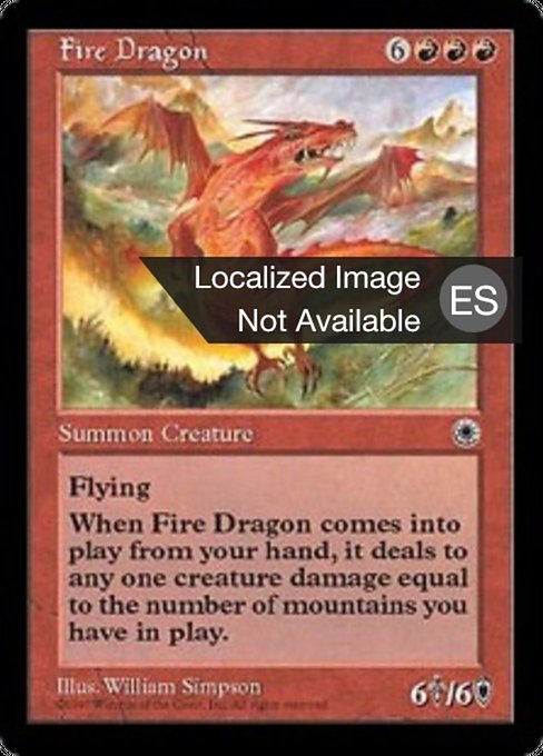 Dragón de fuego