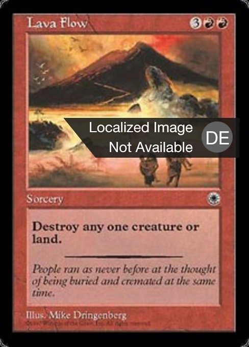 Lavafluß
