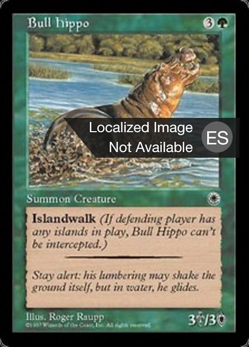 Hipopótamo macho