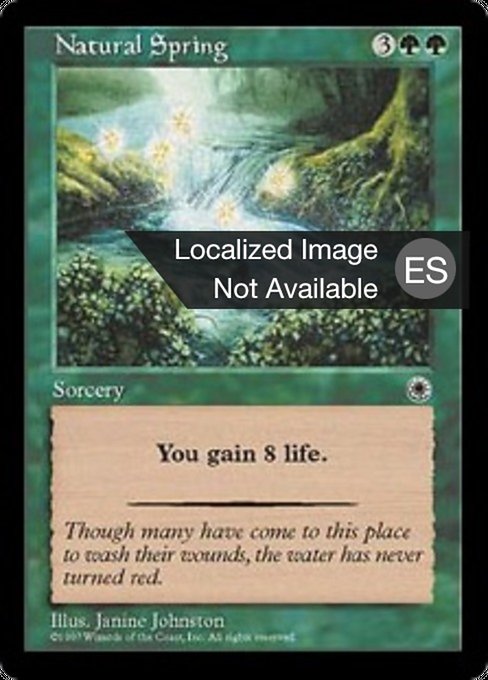 Manantial natural