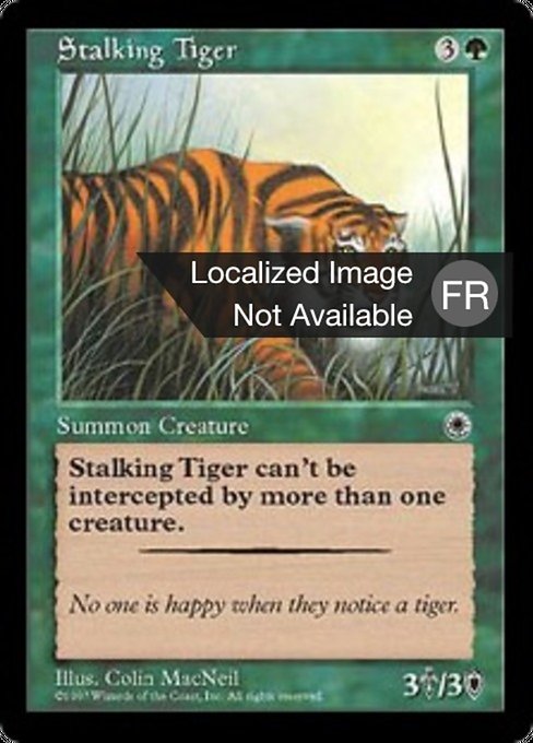 Tigre en chasse
