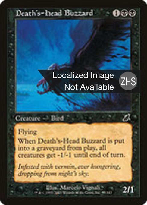 Death's-Head Buzzard