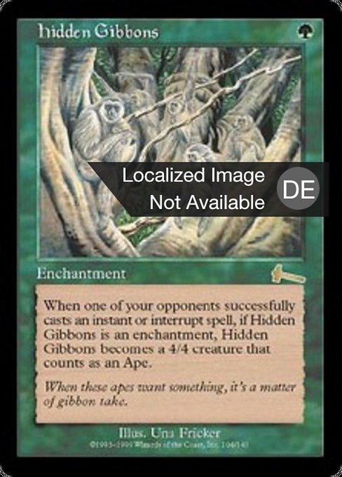 Verborgene Gibbons