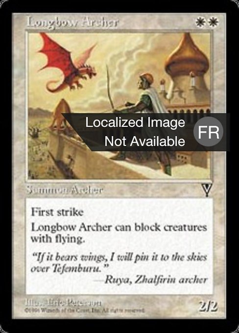Archer à l'arc long