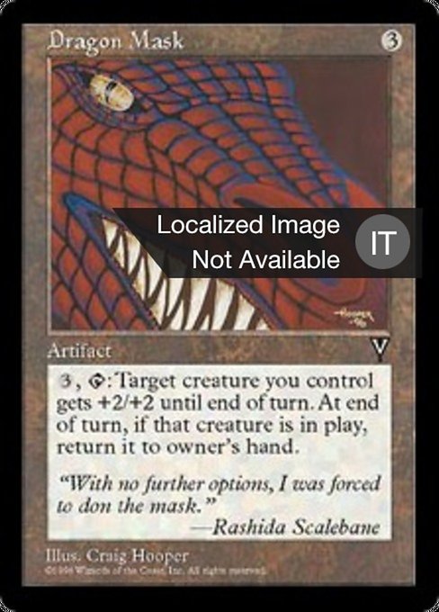 Maschera del Drago