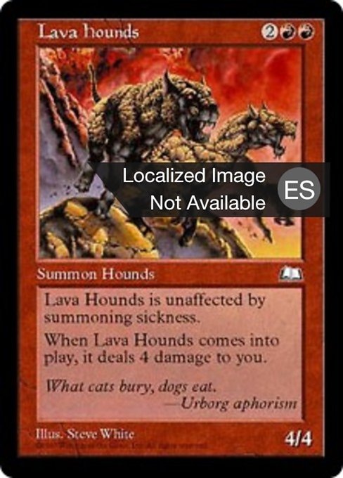 Sabuesos de lava