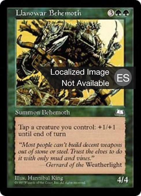 Behemot de Llanowar
