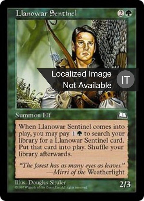 Sentinelle di Llanowar