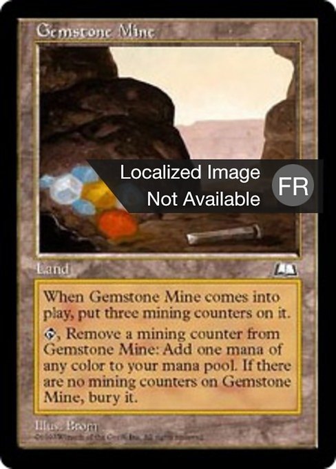 Mine de gemmes