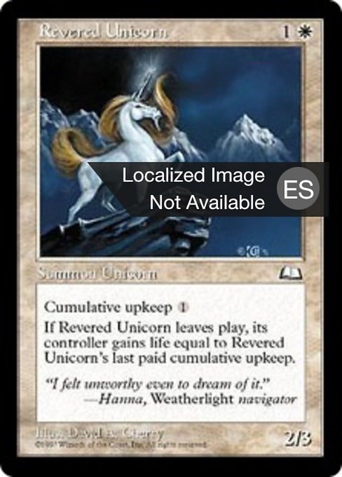 Unicornio venerado